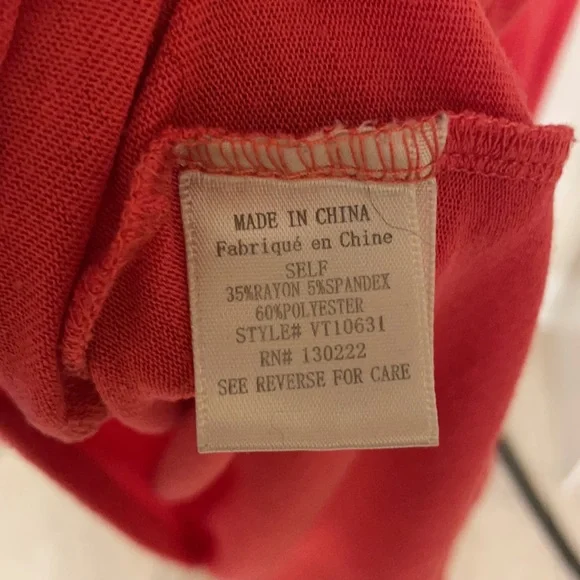 Bright Pink Dolman Sleeve Tunic - Picture 3 of 3